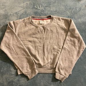 Exist Grey Cropped Sweatshirt
